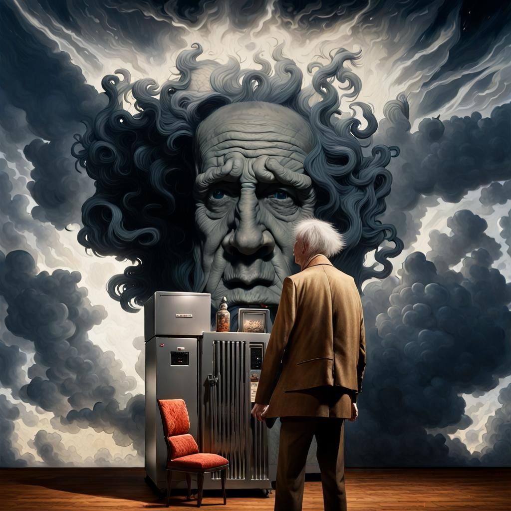 Schrödinger's Refrigerator in Pop Art Style