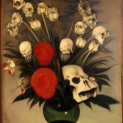 Floral Still Life in Renaissance Style