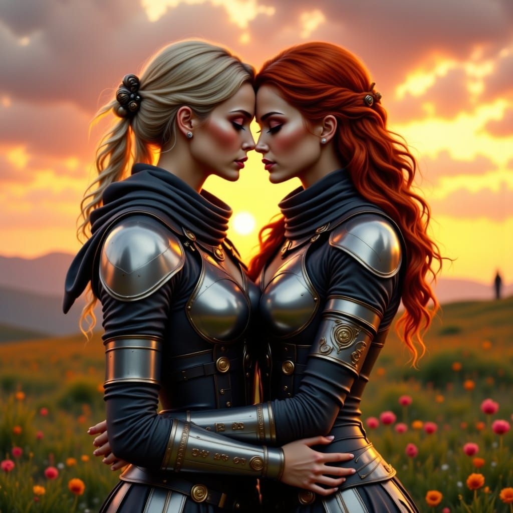 Star Wars Heroines in Sunset Serenity