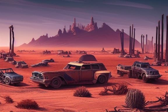 Mad Max: A Desolate Desert Wasteland in Photorealistic CGI