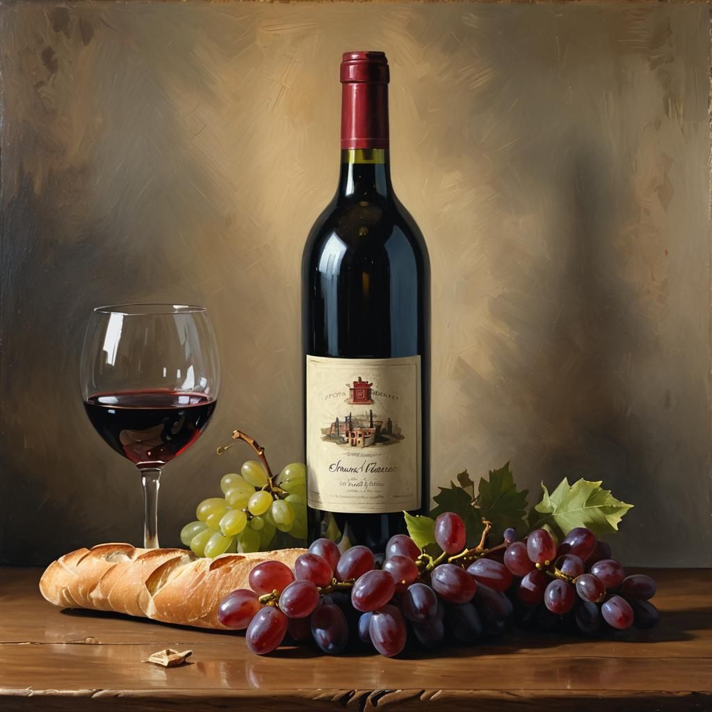 Warm Still Life in the Spirit of Old Masters