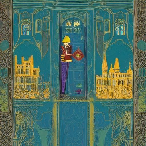 "There's no one there," said Zorn.
"Listen is invisible," th...