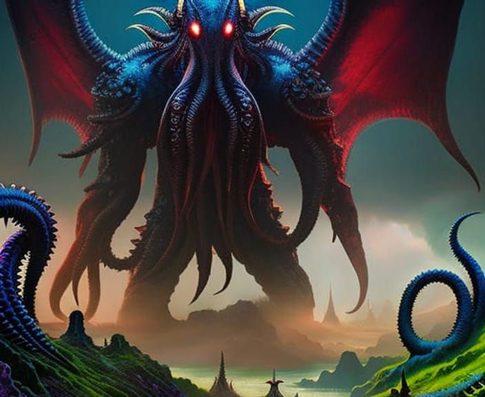 Cyclopean City of R'lyeh: An Eldritch Horror