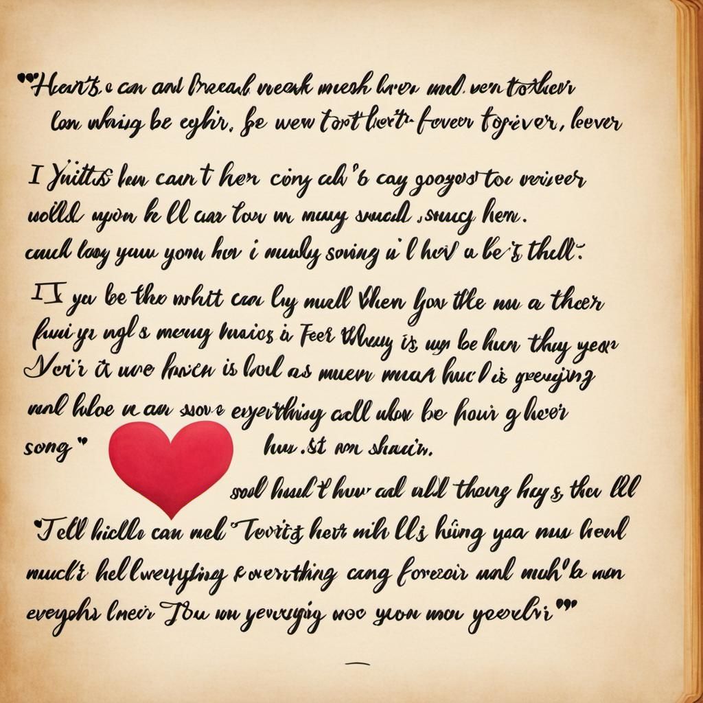 AI Image of Broken Hearts and Lost Love