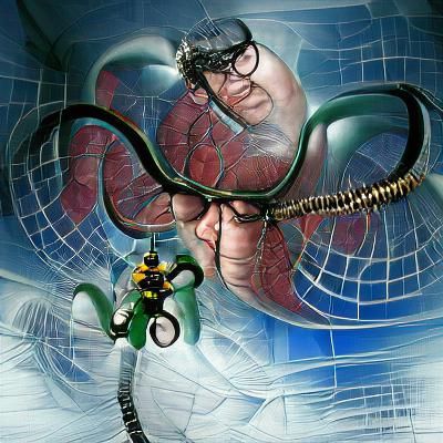 Surreal Doctor Octopus Marvel Comics Art