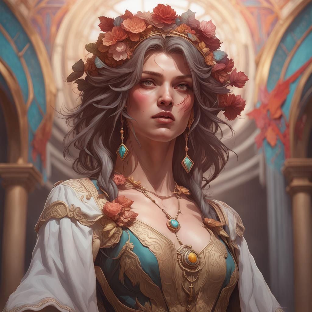 Apple of Discord Portrait in Artgerm Style