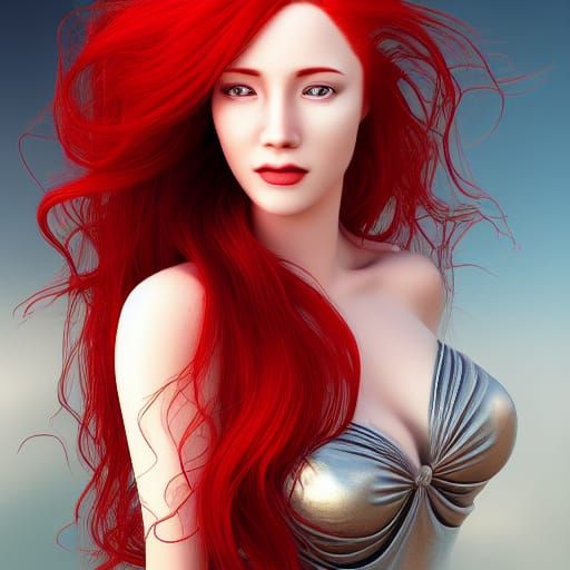 red hair woman