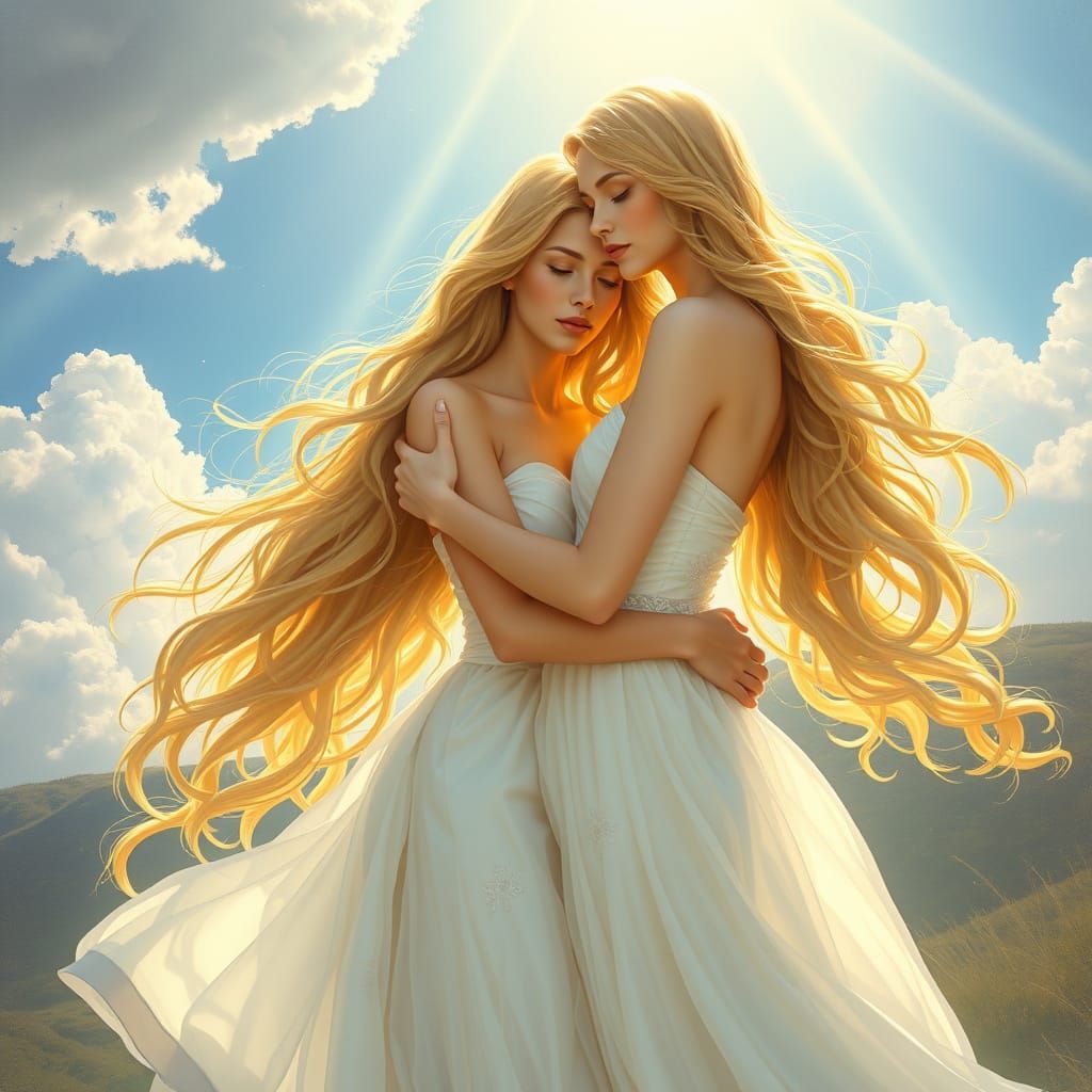 Ethereal Goddesses in Soft Focus Glory