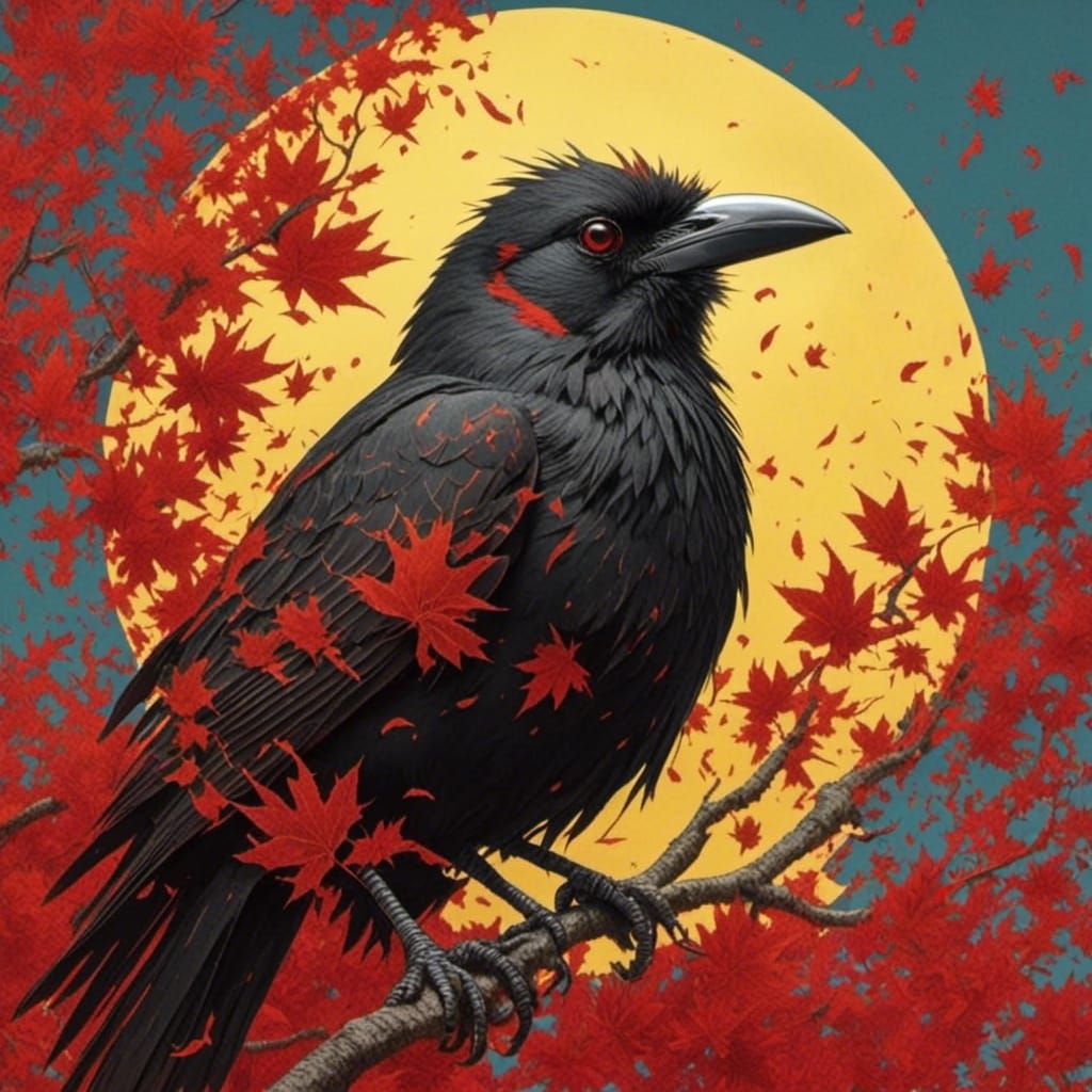 Autumn Leaves Horror Scene