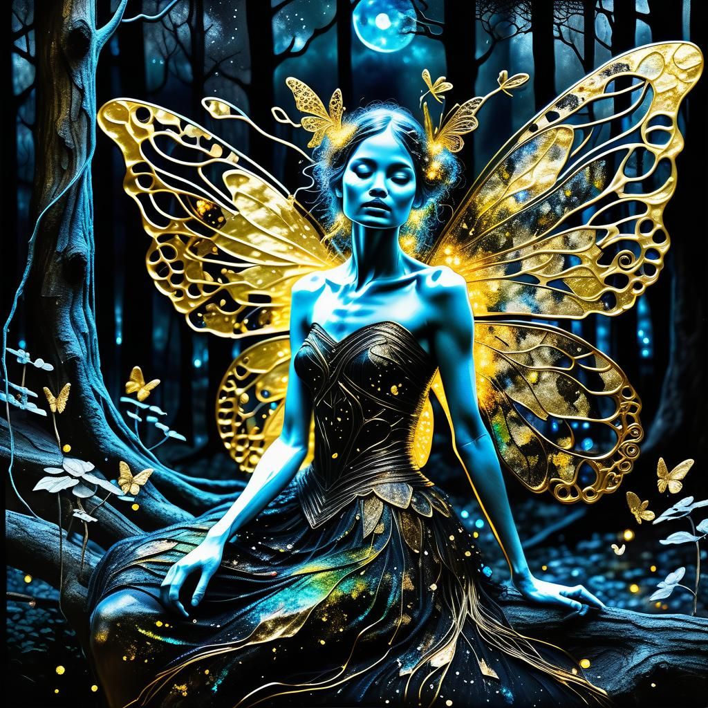 A Night Butterfly Fairy