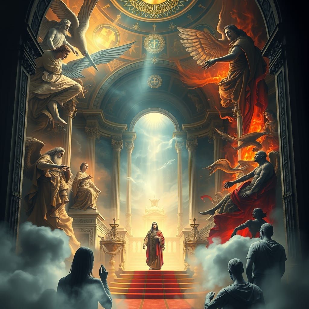 Ethereal Realms of Divine Comedy, Inspired by Renaissance an...