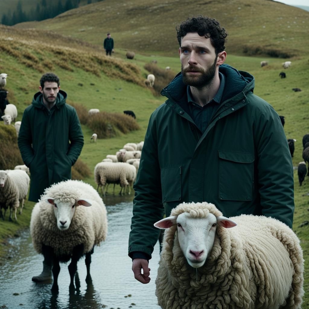 Hopeful Moment in God's Own Country Landscape