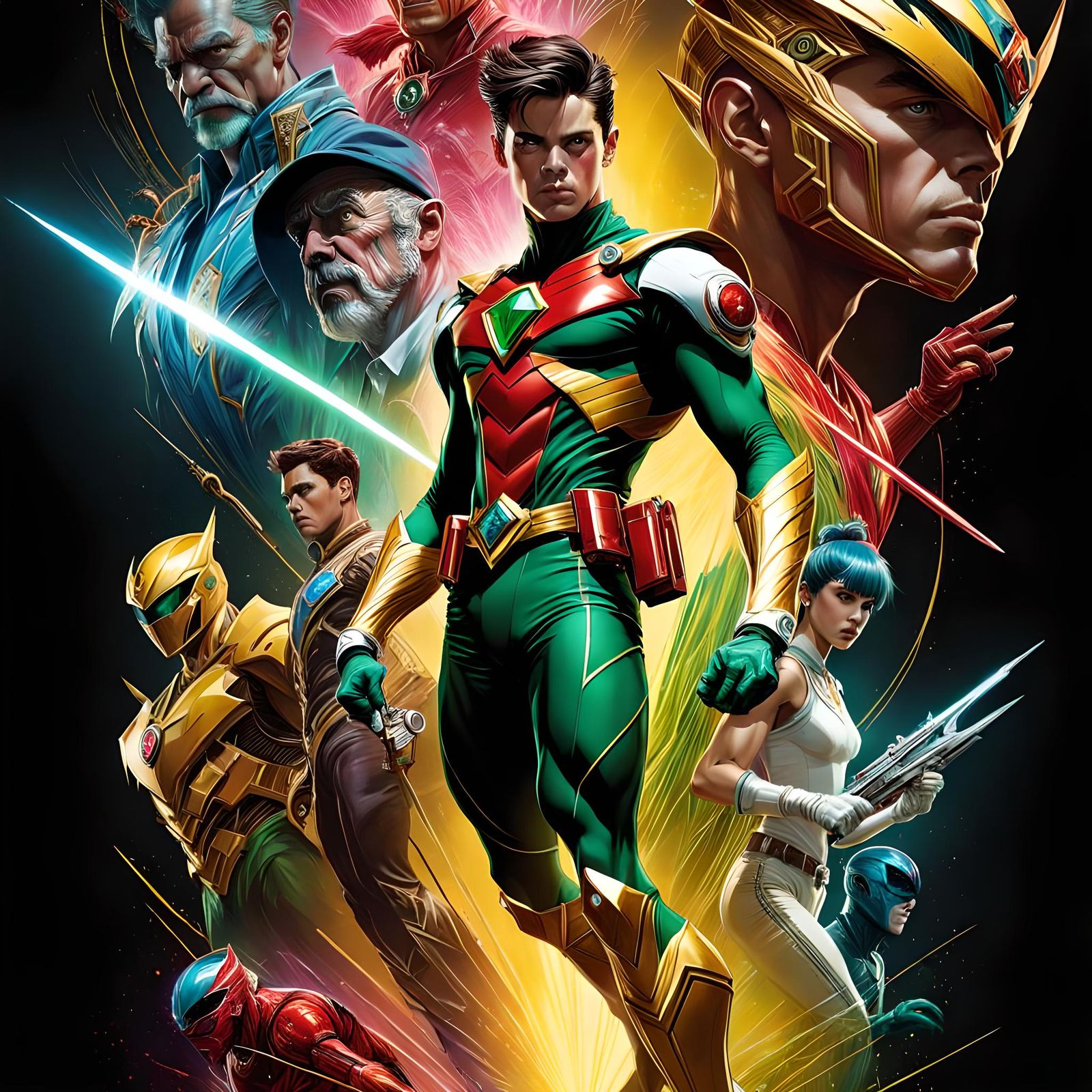 Heroic Character in Detailed Digital Illustration