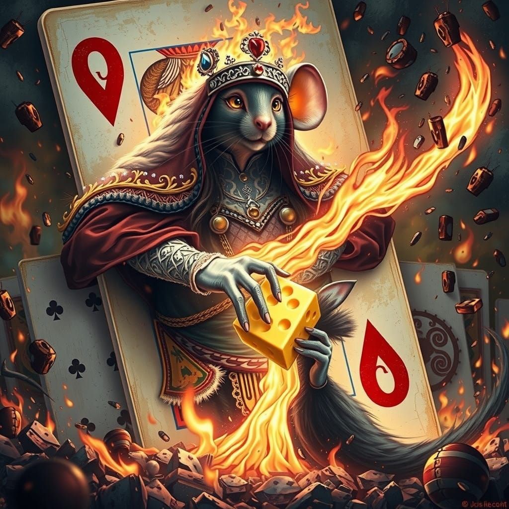 Regal Mouse Snatches Valor in Fiery Inferno
