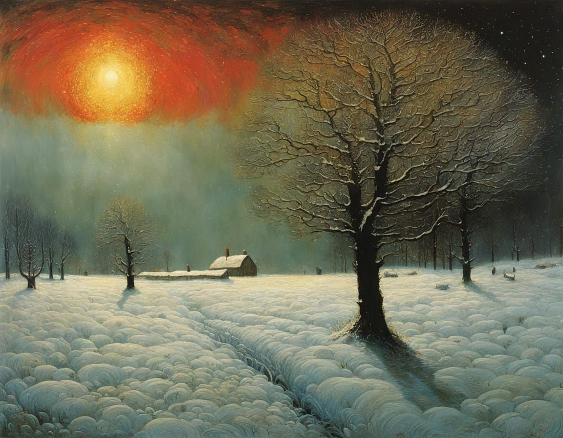 First Snowdrops Emerge Through Snow Cover