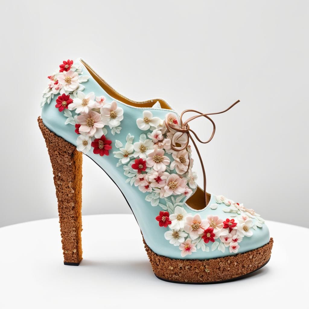 Wonderful Cake Shaped Like a Shoe