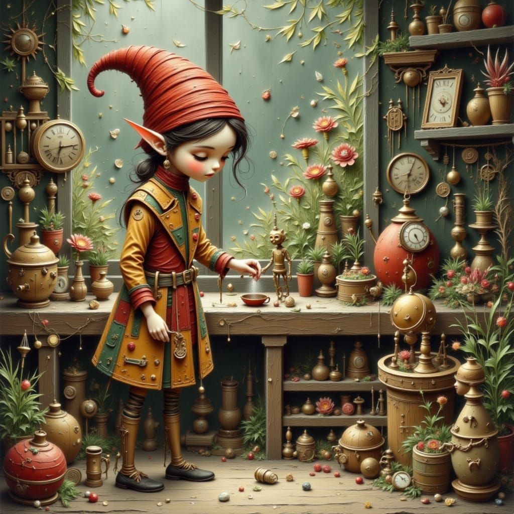 Dobby's Clockwork Garden Workshop