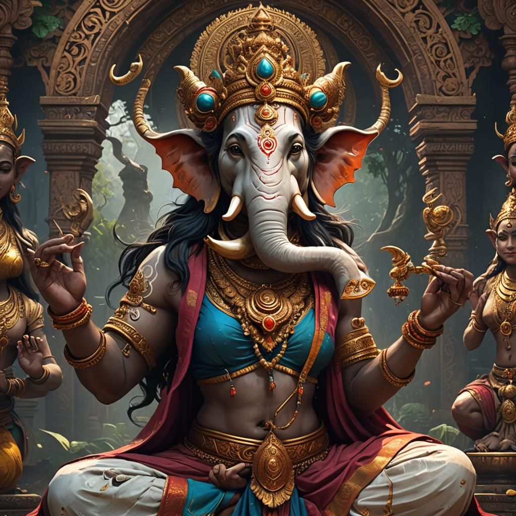 Cow-Headed Yogini: Vrishabha, Mother of Ganesha