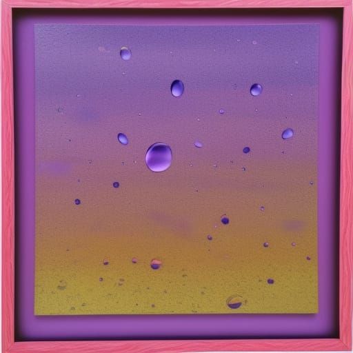 Abstract Clouds with Bubbles and Squares