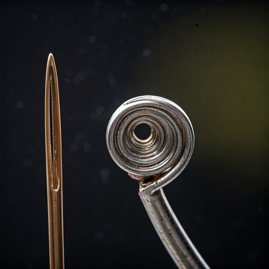 Abstract Eye of the Needle: A Spiritual Concept