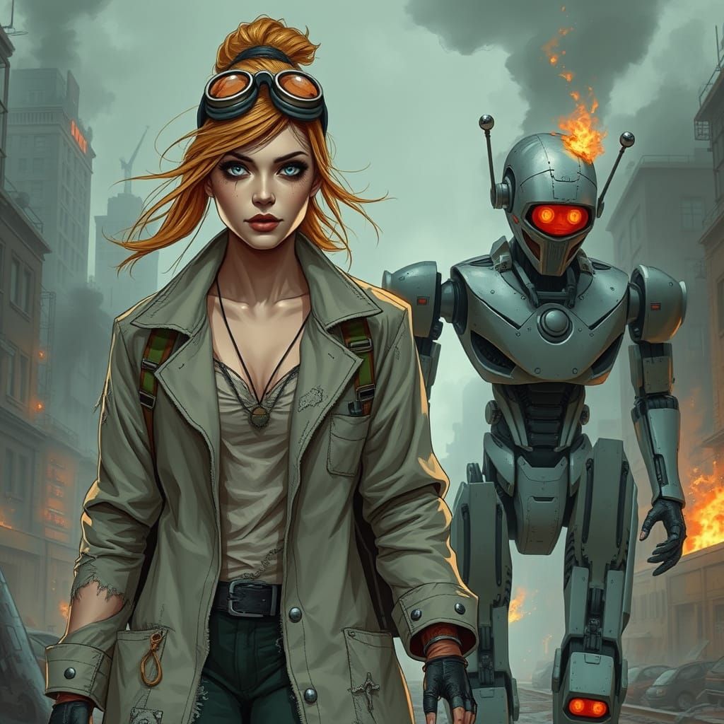 Enigmatic Sorceress Embarks on Perilous Journey Through Dyst...