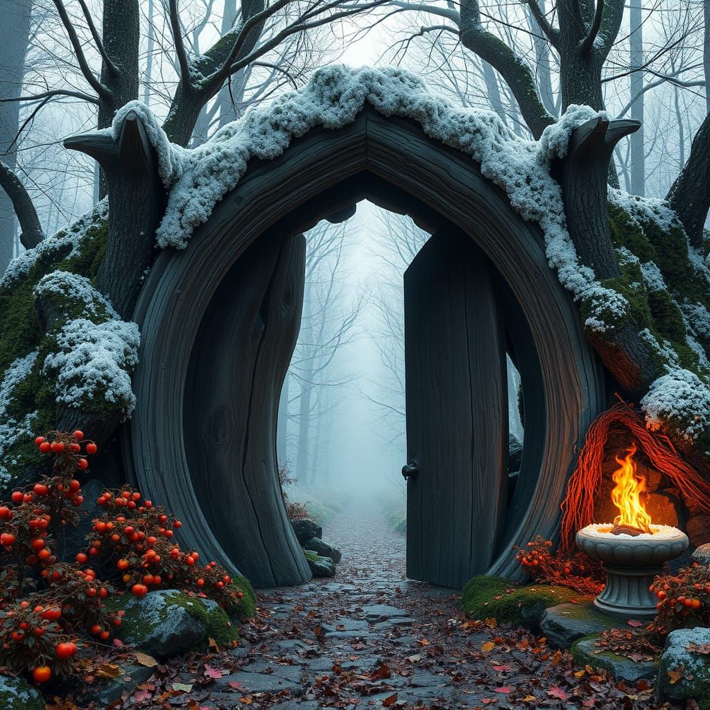 Enchanted Portal to Whimsical Realm