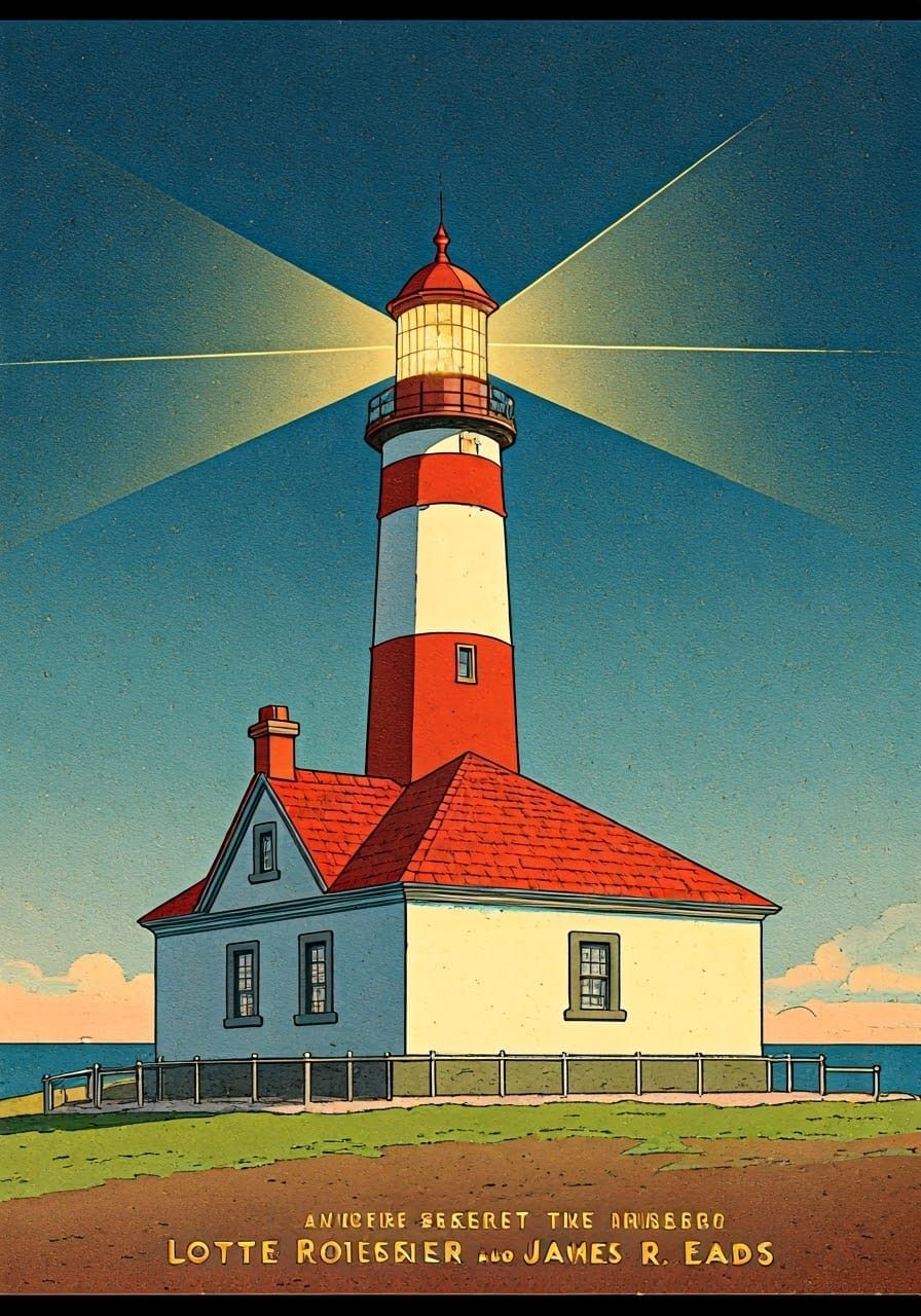 Lighthouse Keeper's Secret: Silhouette Animation Art