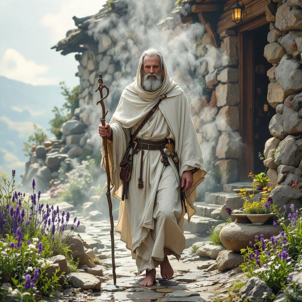 Mystical Priest of the Geothermal Spring Shrine