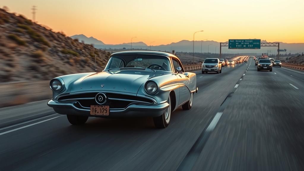 Space Age Cord L29 on San Bernardino Freeway, 1962