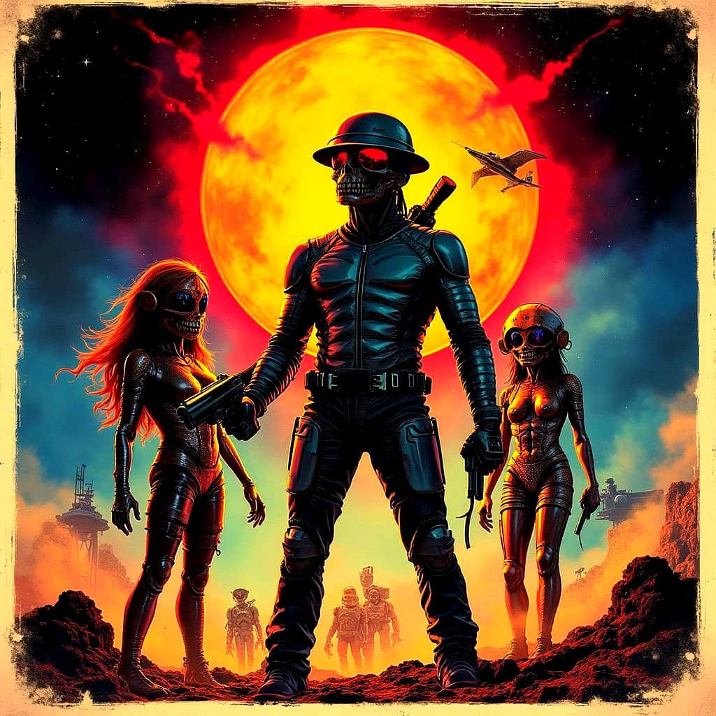 Nukem High: Silly 1980s Sci-Fi Movie Poster