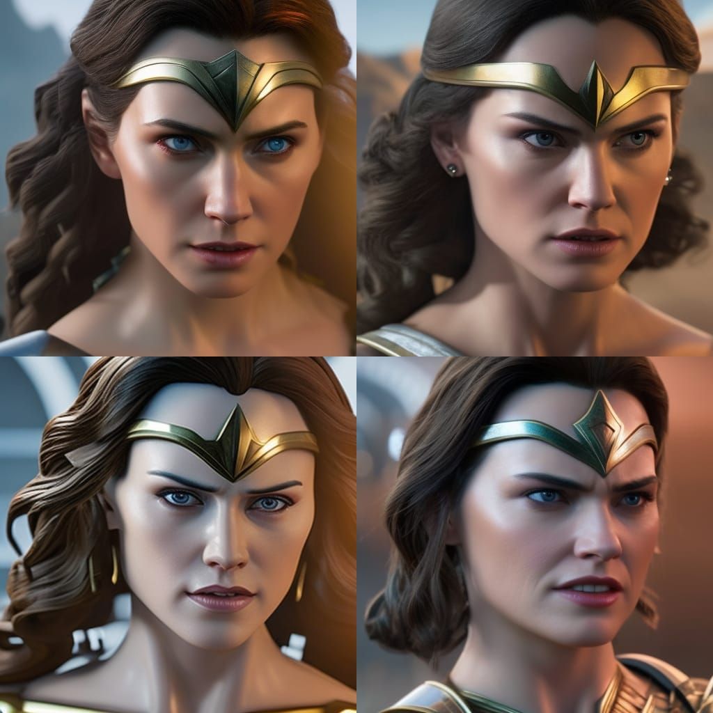 Wonder Woman Photorealistic Concept Art in 8k Resolution