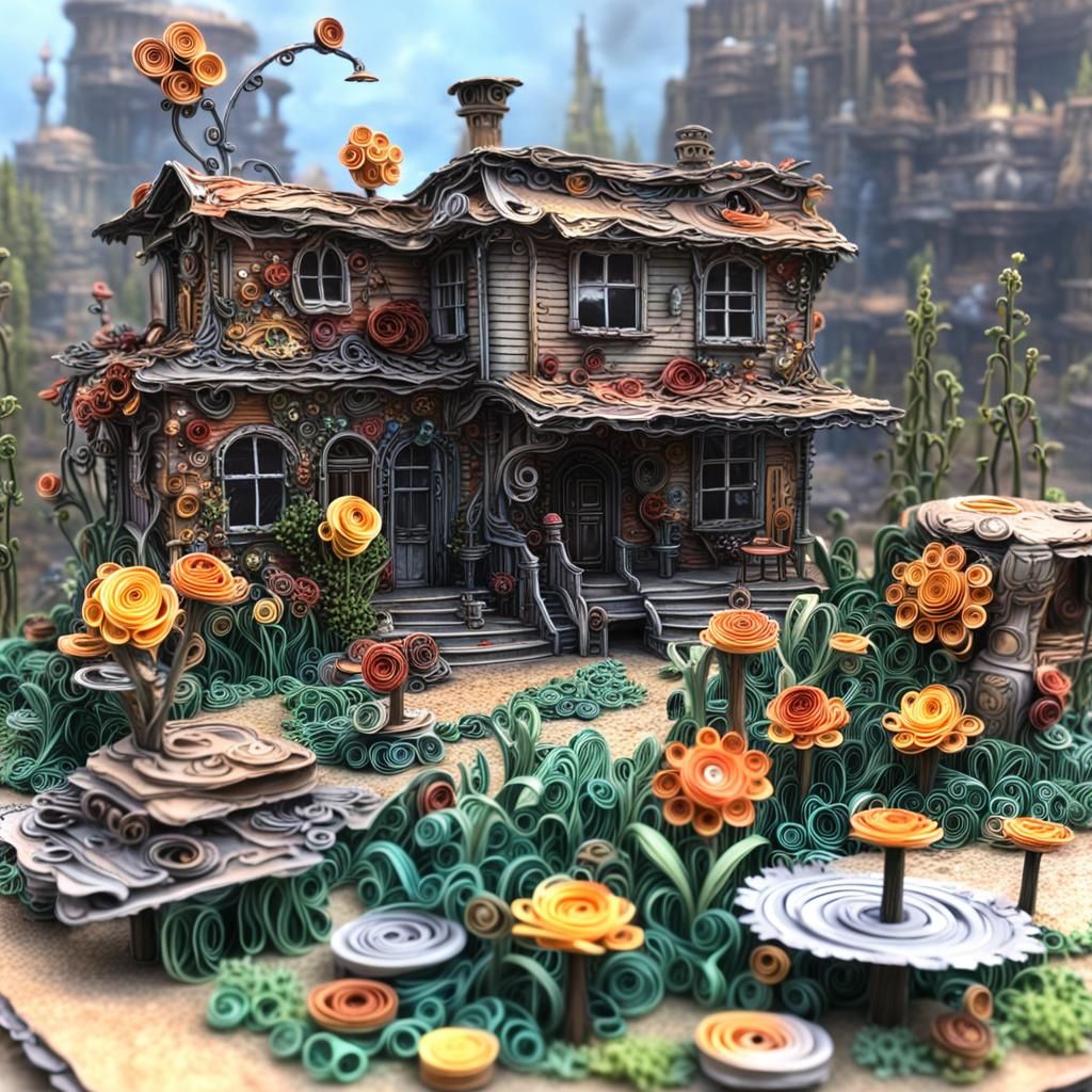 Garden in a wasteland