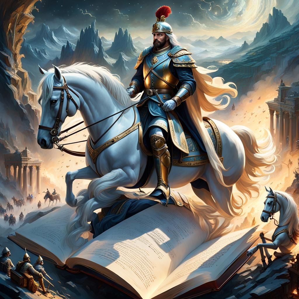 Alexander the Great Bursts from the PAge