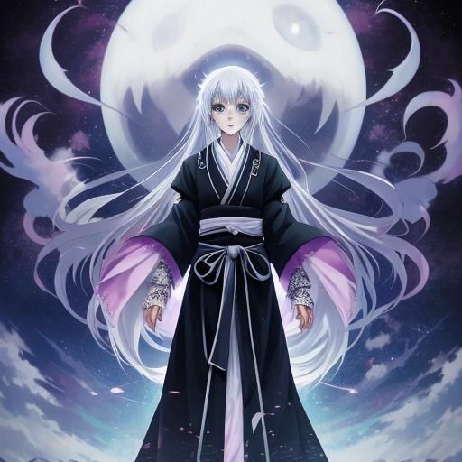 Ghost Girl in Anime Style