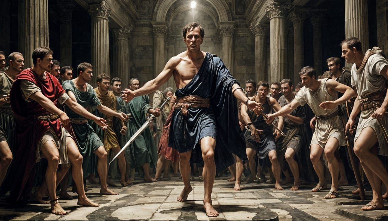 Roman Leader Julius Caesar Stabbed by Assassins in Brutal Be...