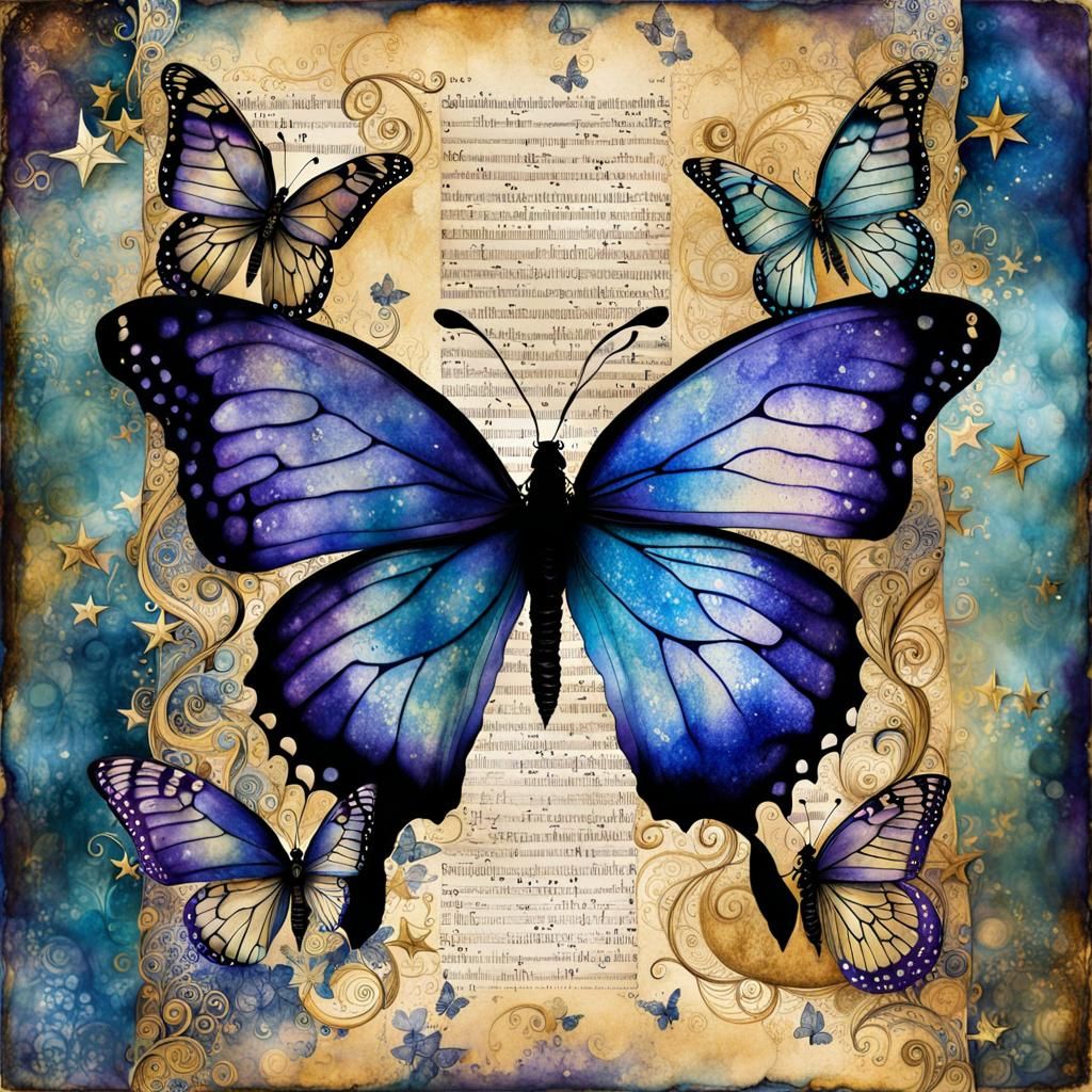 Ode to a Violet in Watercolor Art