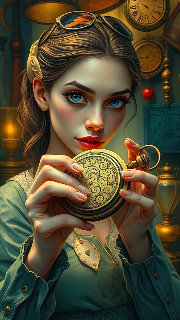 Woman Discovers Mysterious Pocket Watch at Flea Market in Et...