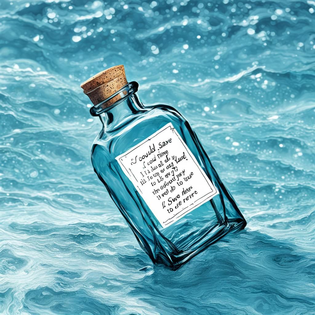 Time in a Bottle: A Surreal Conceptual Image