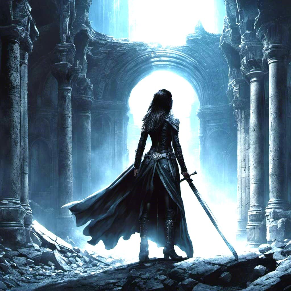 Heroine in Abandoned Underworld Citadel