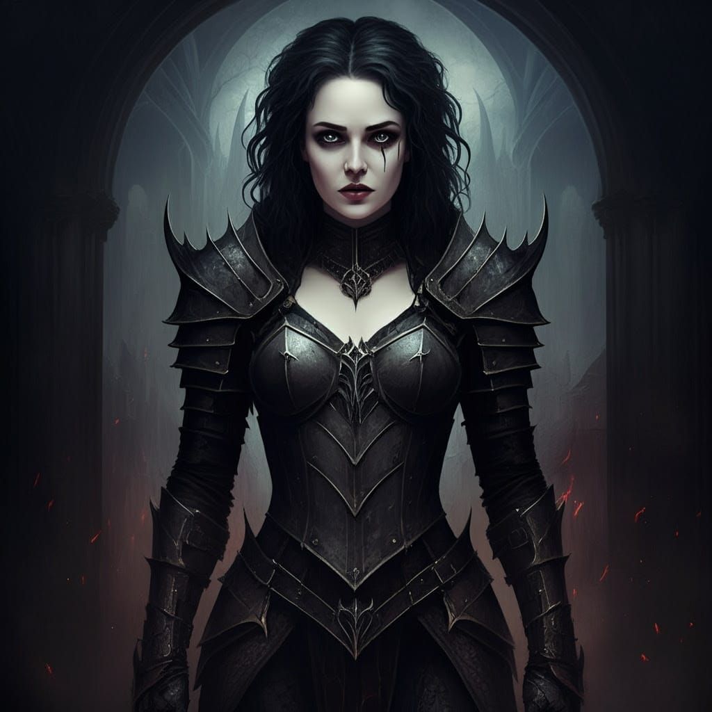 Dark Fantasy World in Grim Dark Style