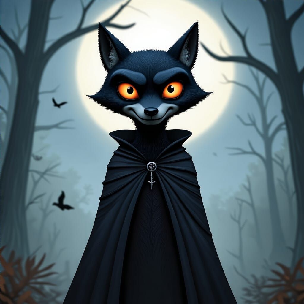 Grimdark Character in Dreamworks Animation Style