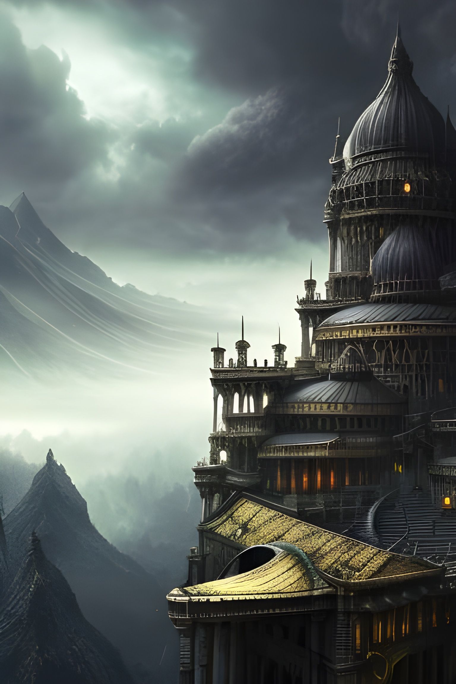 Epic Digital Painting of a Central Figure