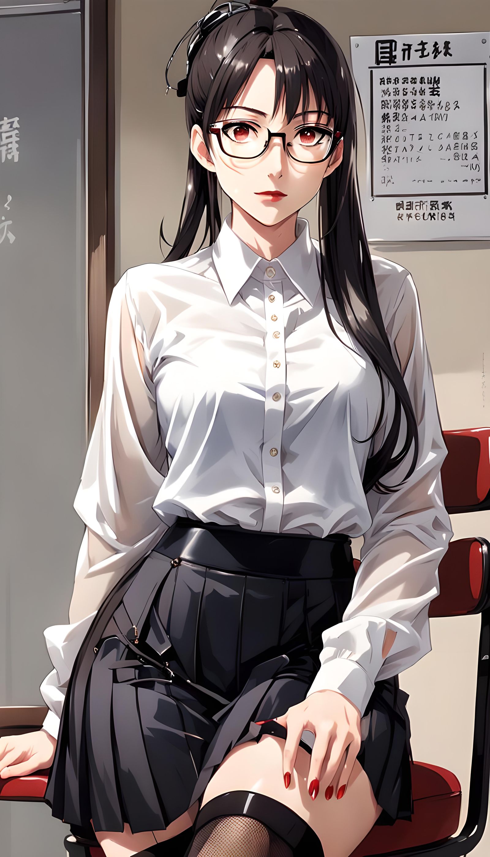 You are being doomed in her office