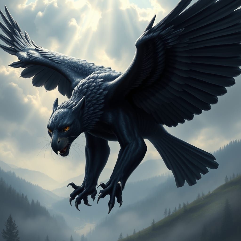 Regal Hybrid Wingspan: Black Panther Meets Bald Eagle