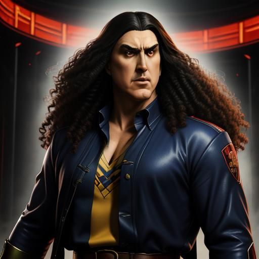 Weird Al Yankovic in Street Fighter Style