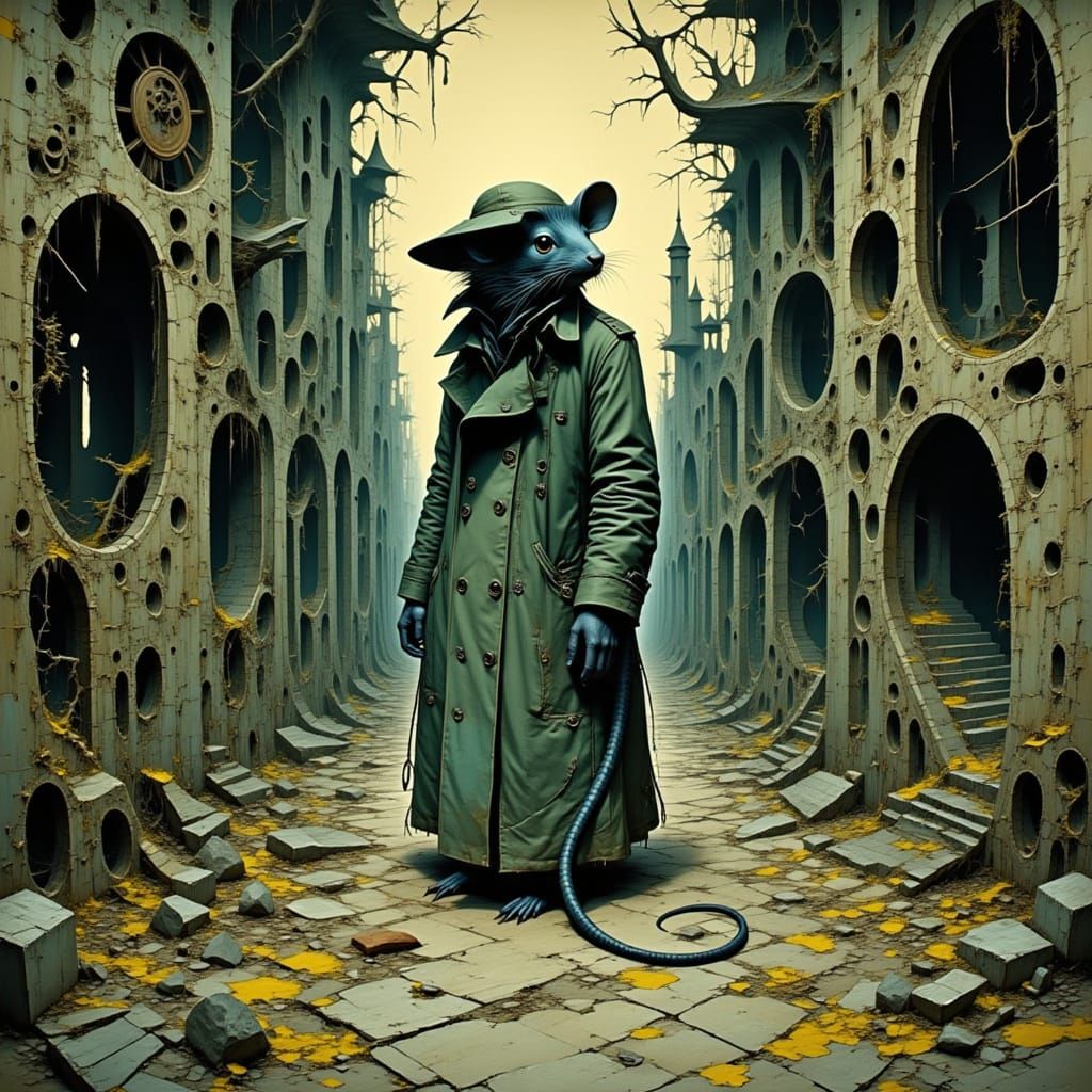 Janet hated going to see her mother at her home.  The whole apartment complex was like someone took a brick of Swiss che...