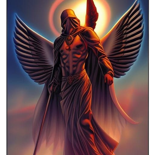 Archangel Azrael Comic Book Art