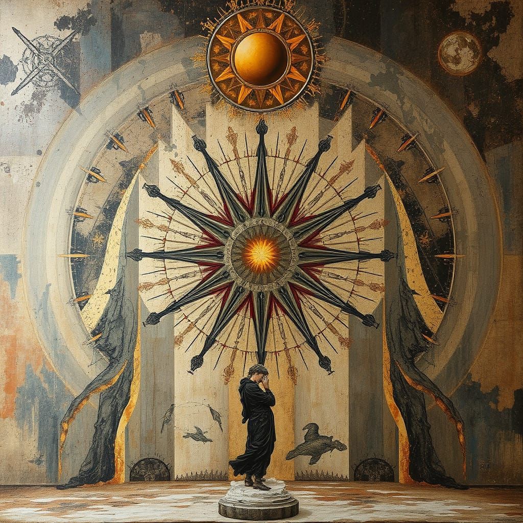 Cosmic Alchemical Vision in Metaphysical Style