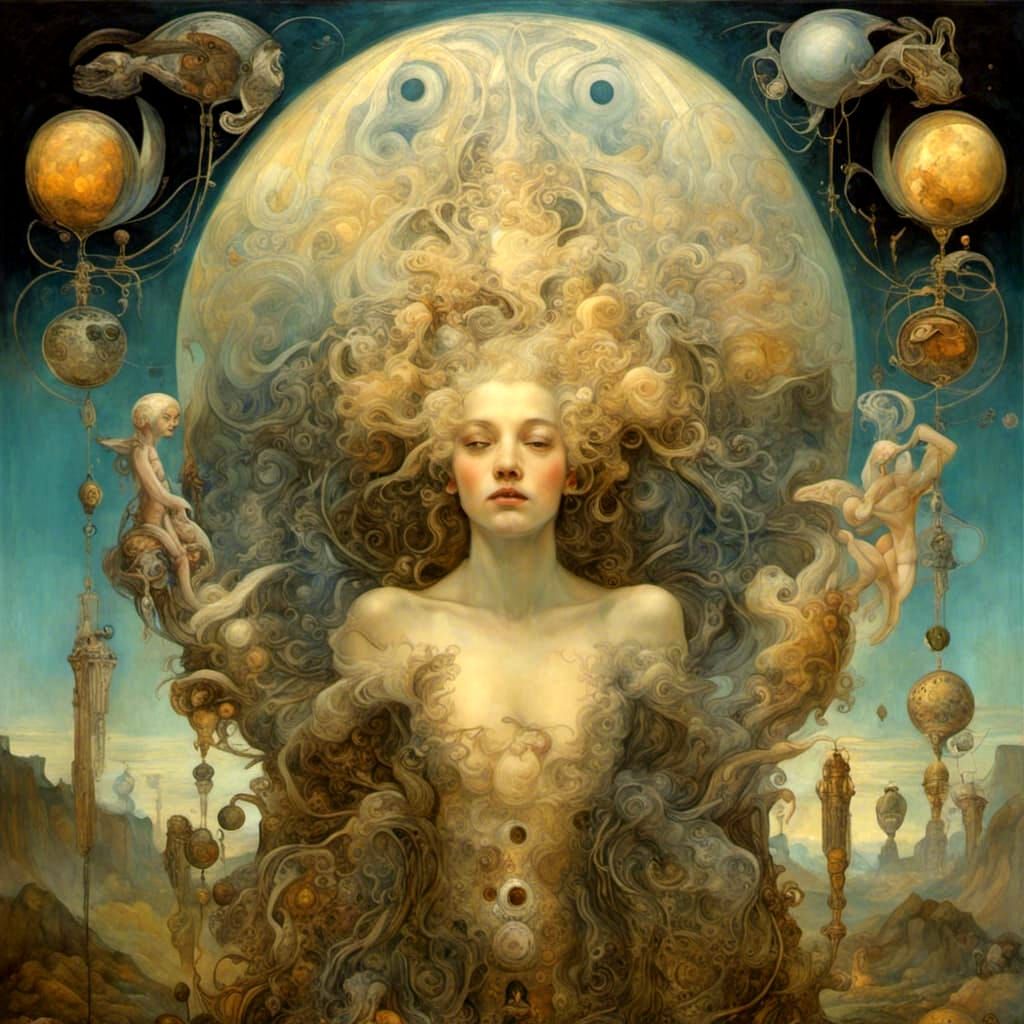 Ethereal Baroque Goddesses in Post Apocalyptic Wonder