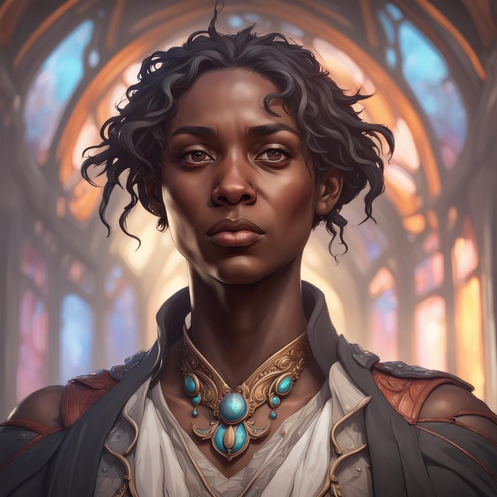 Hyperdetailed Portrait of Tyrone Niggleson, Trending Art